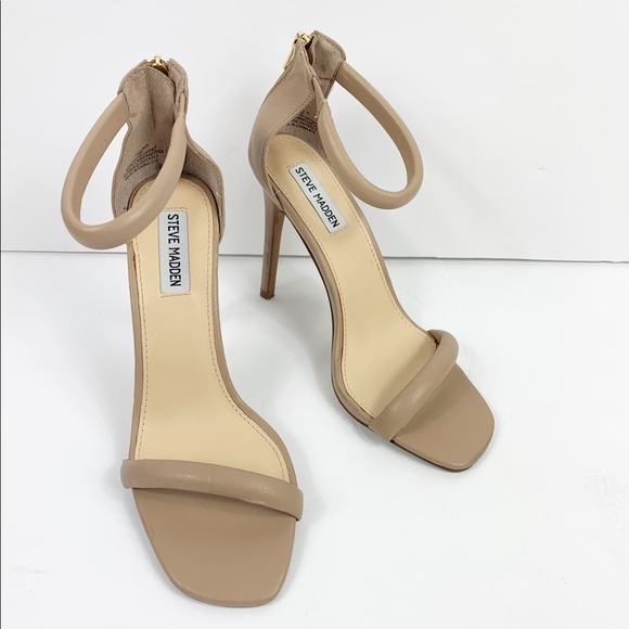 Steve Madden Shoes - Steve Madden Fancier Nude Strappy Heels sandals